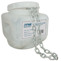 ITM Regular Link Chain, Galvanised, 25Kg Drum, 8mm Body