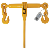 ITM G70 Load Binder, Ratchet Type With Eye Grab Hooks, 4200Kg Lashing Capacity, 8mm (5/16") Chain