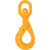 ITM G80 Components, Eye Swivel Self Locking Hook, 10mm Chain Size