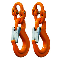 Safety Chain Hook Set 8mm Components, 10-13mm Chain, 4000Kg Max Towing Capacity