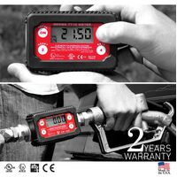 1" BSP Fill-Rite IECEx approved flammable turbine meter with electronic display 8 -132 LPM