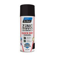 Zinc Guard Quick Dry Enamel Flat Black 325g