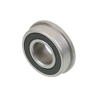 UGB0818F Economy Unground Bearing Zinc Plated Rubber Seals (1/2x1-1/8x7.8/9.5mm)
