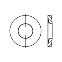 M24X50X3.0 Belleville Washer A2 / 304 Stainless Steel