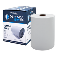 DefendaWipe 120 Disposable Cleaning Wipes Jumbo Roll