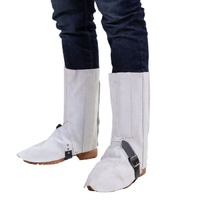 Chrome Leather Welders Leggings 406mm Long
