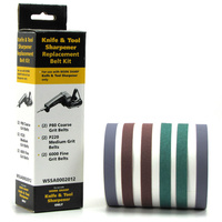 Worksharp Replacement Belt Pack, 6Pce Assorted, To Suit Wskts