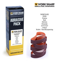 Worksharp Replacement Belt Pack, 5Pce P220 Ceramic, Fine Tool Sharpening, T/S Wskts-Ko