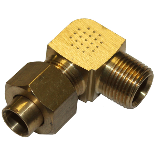 0149M-0504 #49M 5/16 Tube x 1/4 BSPT Solder-On Male Elbow Connector