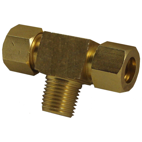 02N12-0302 #12 3/16 Tube x 1/8 NPT Male Branch Tee (02-N1202)