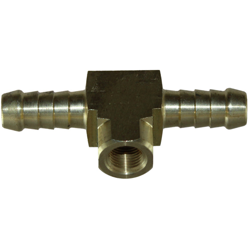 06-012F-0602 P12F 3/8 Barb X 1/8 BSP Female Branch Tee