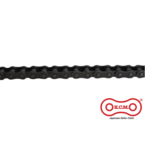 06B-1 KCM Premium Roller Chain 3/8 Inch Pitch BS Simplex 100FT Roll - Price per foot