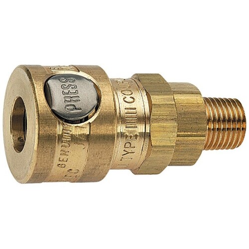 08-J330M6 3/8 BSPT Male 330 Series Coupling