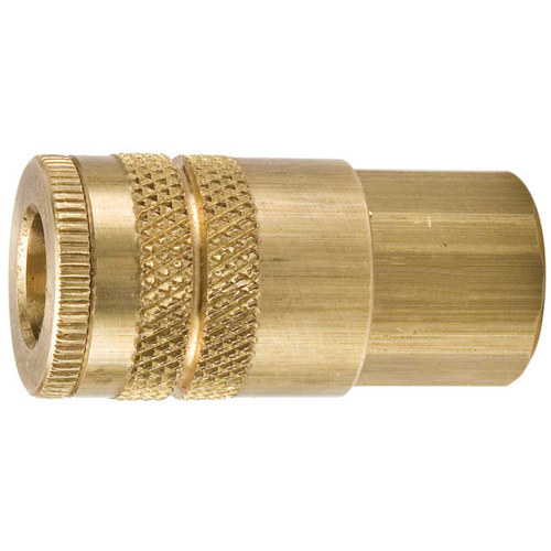 08-P240F4 1/4 NPT Female US Industrial Coupling. 1/4 Body (brass)