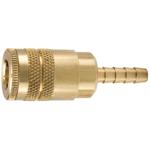 08-P240T6 3/8 Hose US Industrial Coupling. 1/4 Body (brass)