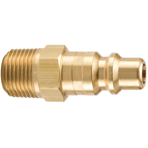 08-P24M4 1/4 NPT Male US Industrial Adaptor. 1/4 Body (brass)