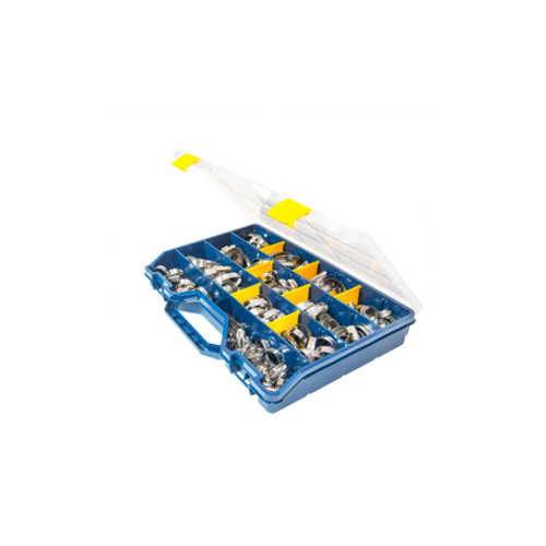Norma Assortment RSGU85 Pipe Retaining Clamp / P Clip 85 Piece Grab Kit | 4mm To 25mm Ø | W1