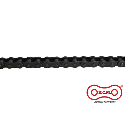 08B-1 KCM Premium Roller Chain 1/2 Inch Pitch BS Simplex 100FT Roll - Price per Roll