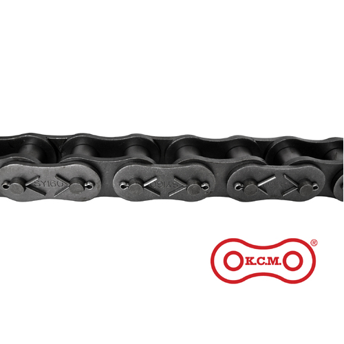 100H-1COT KCM Premium Roller Chain 1-1/4 Inch Pitch Cottered Heavy ASA Simplex - Price per foot