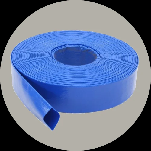 13-BLF32-100 2'' (50mm)  Blue Lay Flat Hose - 100m Coil