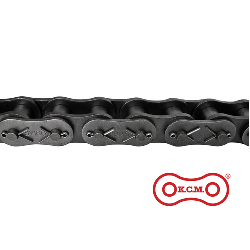 140-1COT KCM Premium Roller Chain 1-3/4 Inch Pitch Cottered ASA Simplex - Price per Foot