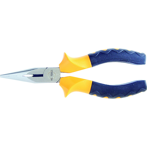 KC Tools 150mm Pliers, Long Nose, European Type Handles