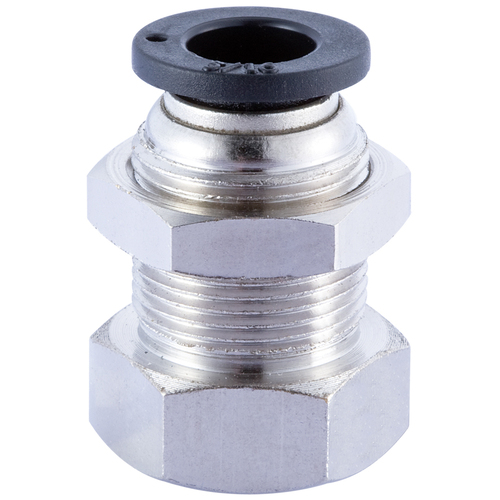 20-031F-0402 QF31F 1/4 Tube x 1/8 BSP Push-In Female Bulkhead Connector