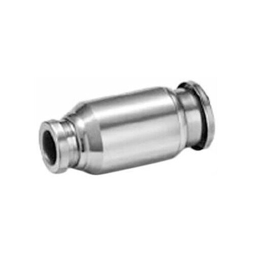 23-004R-0806 1/2x3/8 Tube Stainless Steel Push-In Double Union