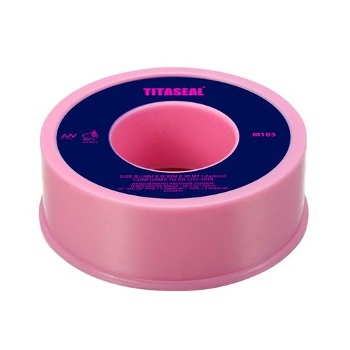 24-004 12mmx10M Pink Plumbers Teflon Tape