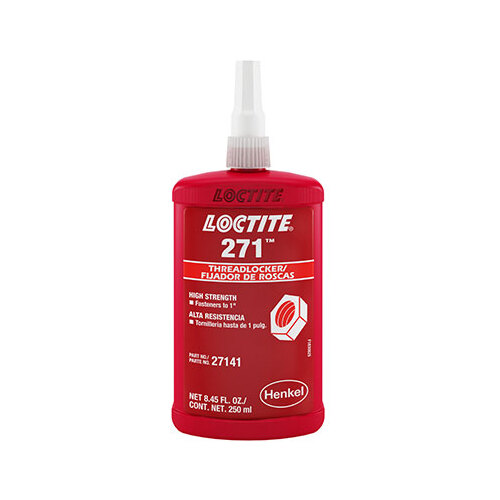 LOCTITE® 271 Threadlocker - High Strength - Red - 250ml Bottle