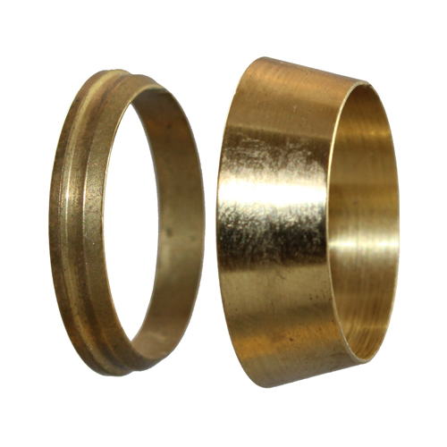 29-B001-02 #1B 1/8 Brass Twin Ferrule SET (54DOSB.2) - Twin Ferrule Bi-Lok® Fitting