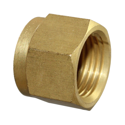 29-B002-06 #2B 3/8 Brass Tube Nut (54DNAB.6) - Twin Ferrule Bi-Lok® Fitting