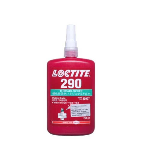 LOCTITE® 290 Threadlocker - Medium Strength - Wick In - Green - 250ml Bottle