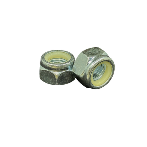 #2-56 UNC Nylon Insert Nyloc Nut NM (Standard) Grade 2 Zinc Plated