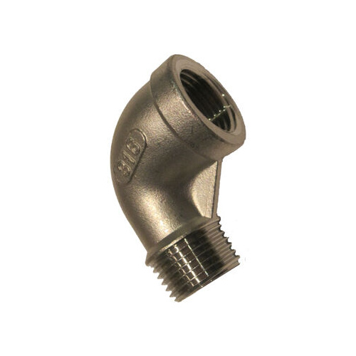 31-225-06 #25SS 3/8 NPT Stainless Steel M&F Elbow
