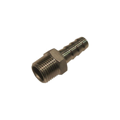 31-SSP.30604 P3SS 3/8 Barb x 1/4 BSPT 316 Hose Tails (Male)