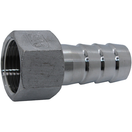 31-SSP100404 P10SS 1/4 Barb x 1/4 BSP 316 Female Hose Tail