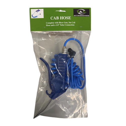 43-CABHOSE 3mtr Premiuim Cab Hose With Blowgun & Pushin Tee Connection