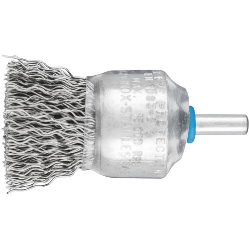 Pencil Brush 6mm Shaft Mounted - Crimped Wire  PBU 3029/6 INOX 0.50