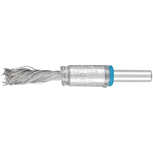 Pencil Brush 6mm Shaft Mounted - SINGLETWIST Knot Wire  PBGS 1010/6 INOX 0.20