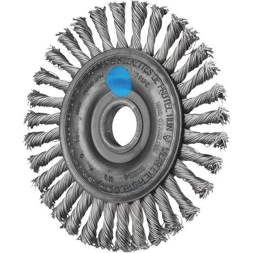 Wheel Brush RBG - Twist Knot - Pipeliner  RBG 10006 / 16.0 Pipe INOX 0.50