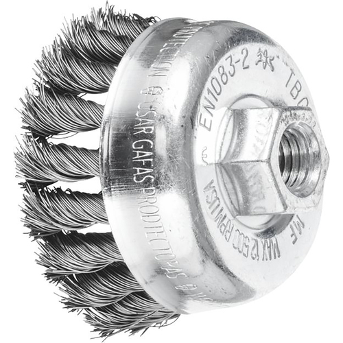Cup Brush Premium - Twist Knot TBG 65/M14 STEEL 0.35