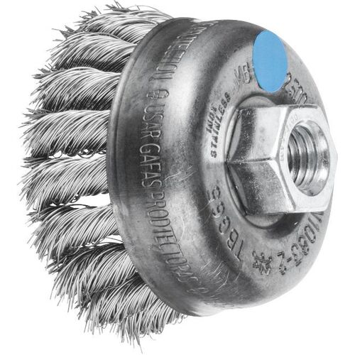 Cup Brush - Twist Knot  TBG 65/M14 INOX 0.35