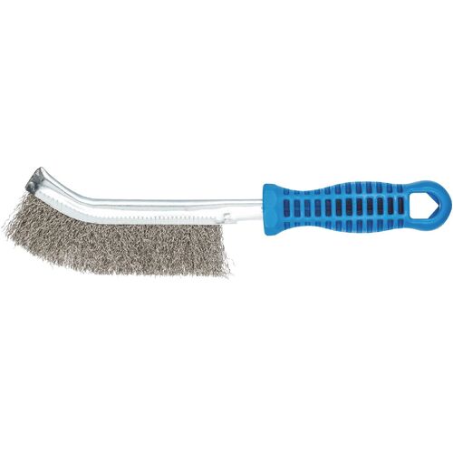 Curved Hand Scratch Brush HBG - Premium - Plastic Handle - 265mm   HBG 10 ST 0.30 Steel