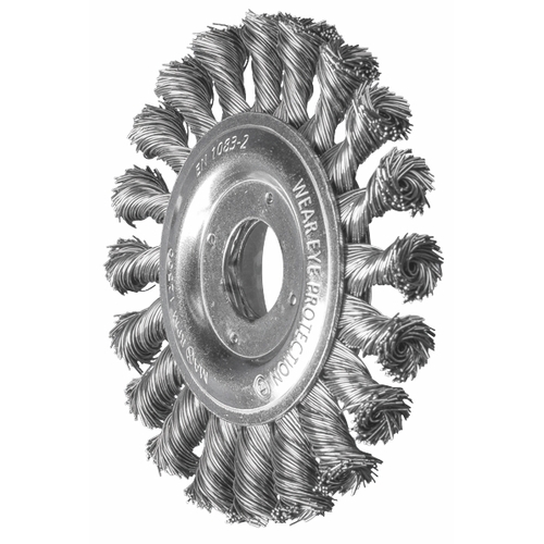 Wheel Brush General Purpose - Twist Knot Wire RBG 11512/22.2 STEEL 0.50 #102992