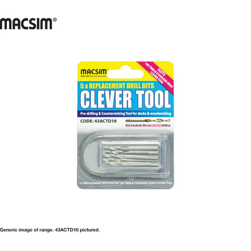 7G Clever Tool Replacement Drill Bits 5pcs
