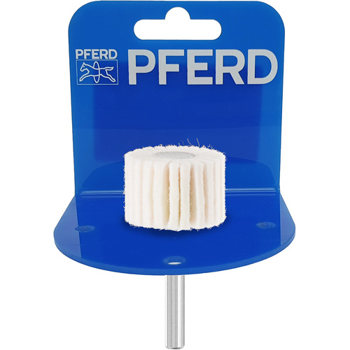 POS Mounted Felt Flap Wheel 6mm Shank   FLS 3020/6 SOFT