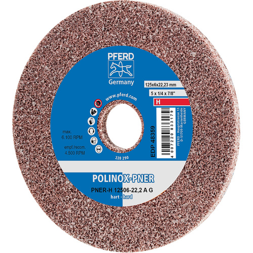 POLINOX Ring Wheels Unitized Discs  PNER-H 12506-22 A COARSE (hard)