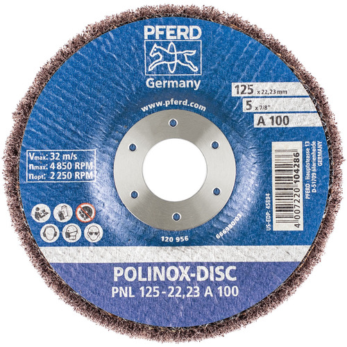 POLINOX Fibre Backed Disc PNL 125-22.23 A 100