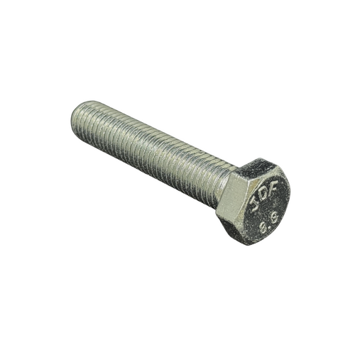 M16X80 Metric Coarse Hex Set Screw (Full Thread) AS1110.2 / ISO 4017 Class 8.8 Zinc Plated